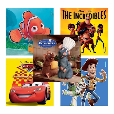 Disney 75 per Pack Best of Pixar Sticker 2-1/2 Inch 1426P